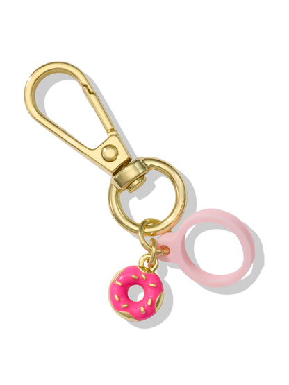 maracuja juicy loop hot pink donut charm