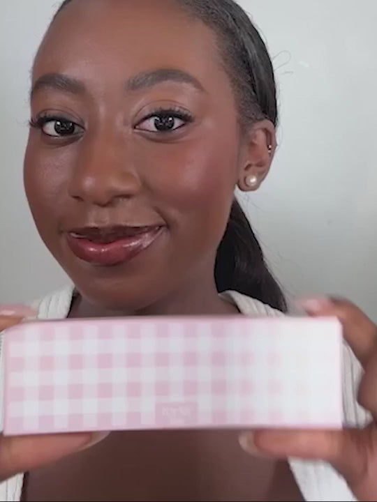 pretty in pink Amazonian clay palette
